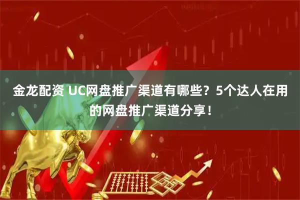 金龙配资 UC网盘推广渠道有哪些？5个达人在用的网盘推广渠道分享！